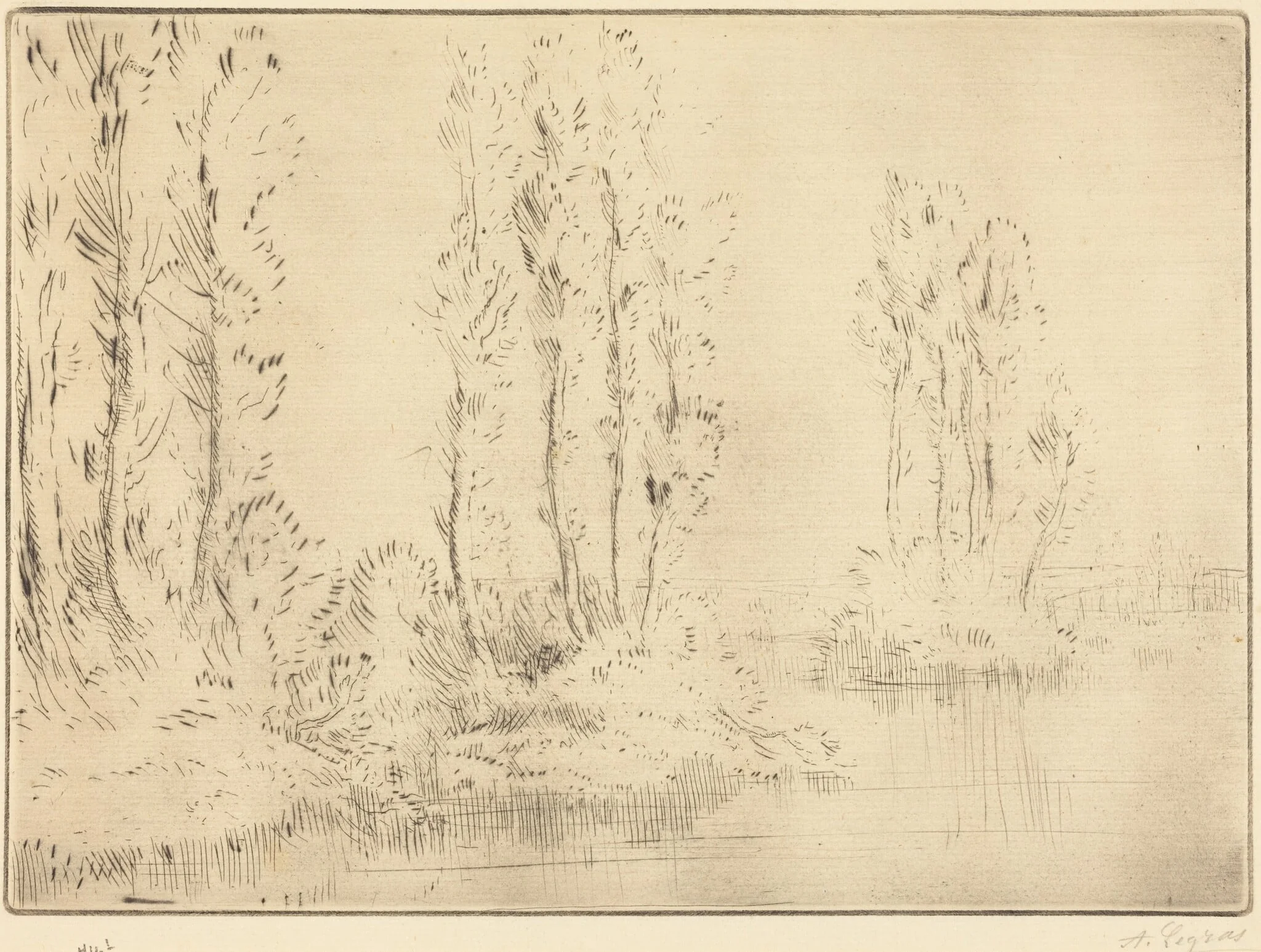 Landscape (Paysage), detail