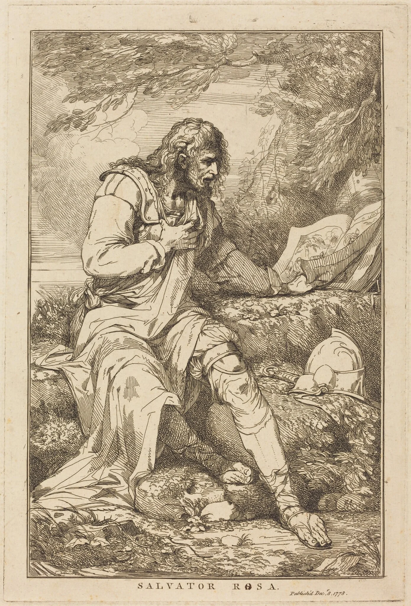 Salvator Rosa, detail