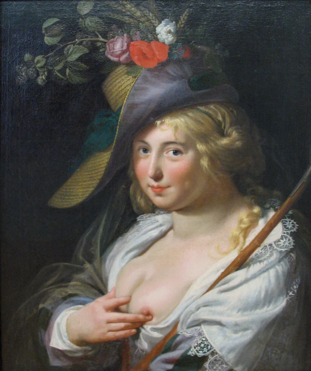 The blond shepherdess, by Paulus Moreelse, oil, 1624