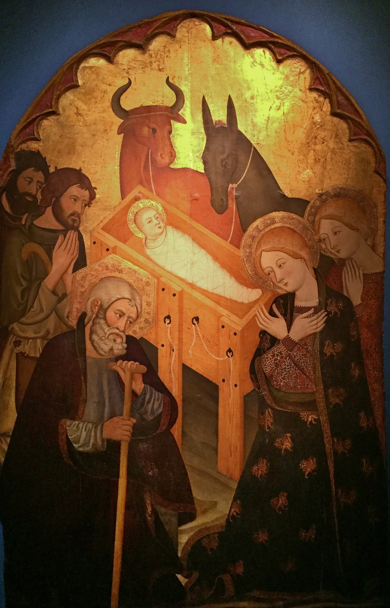 Adoració dels Pastors, detail