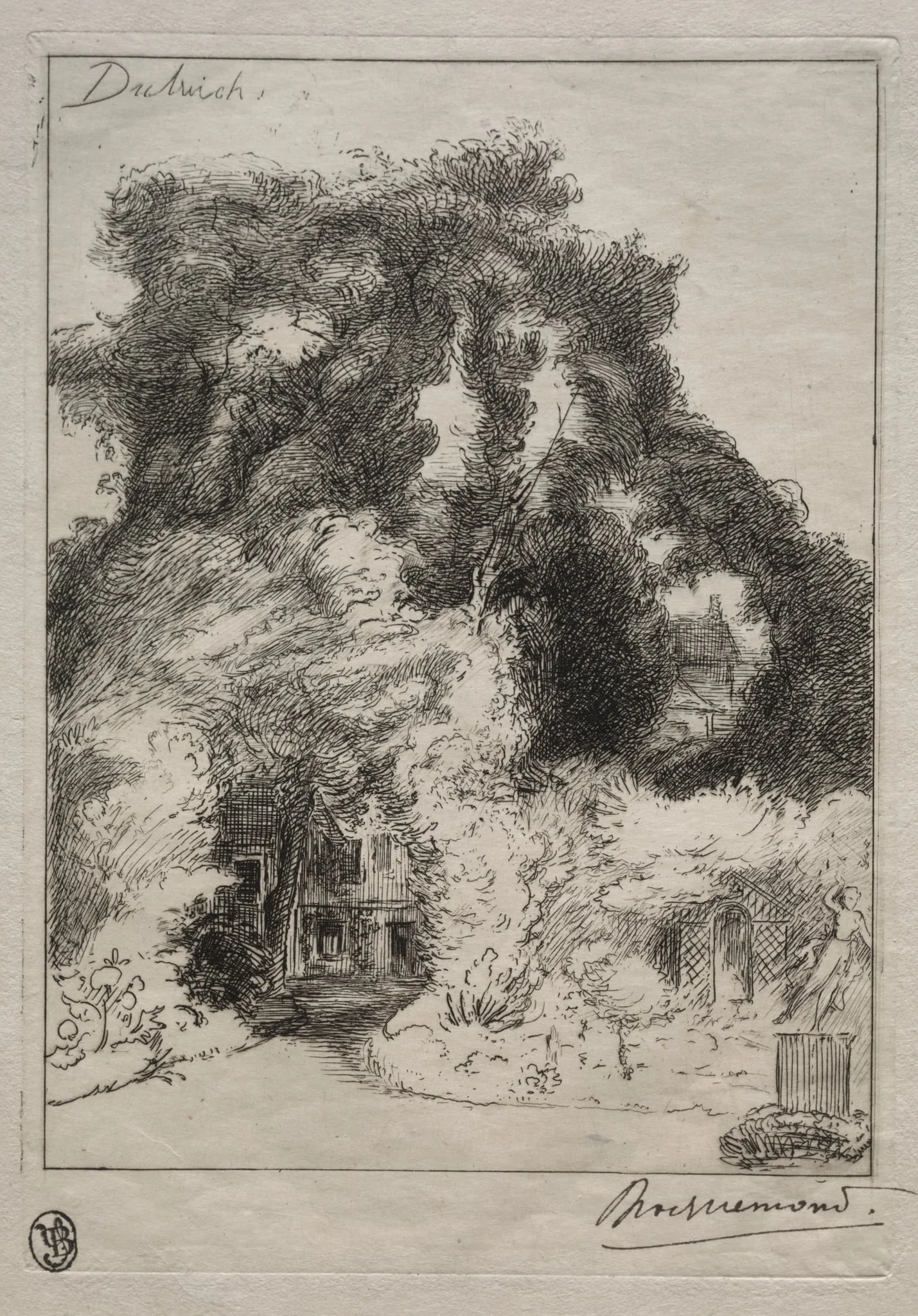 The Garden of the Inn at Dulwich, detail