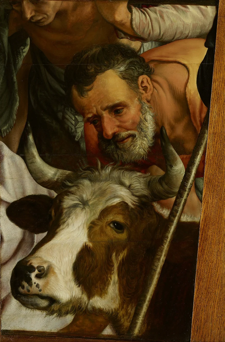 Adoration of the Shepherds (fragment), detail