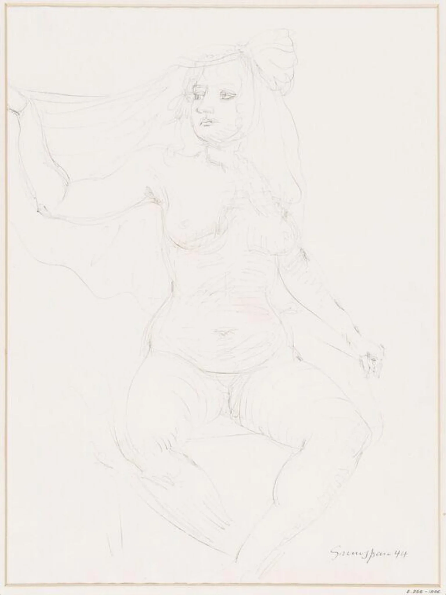 Female Nude, detail