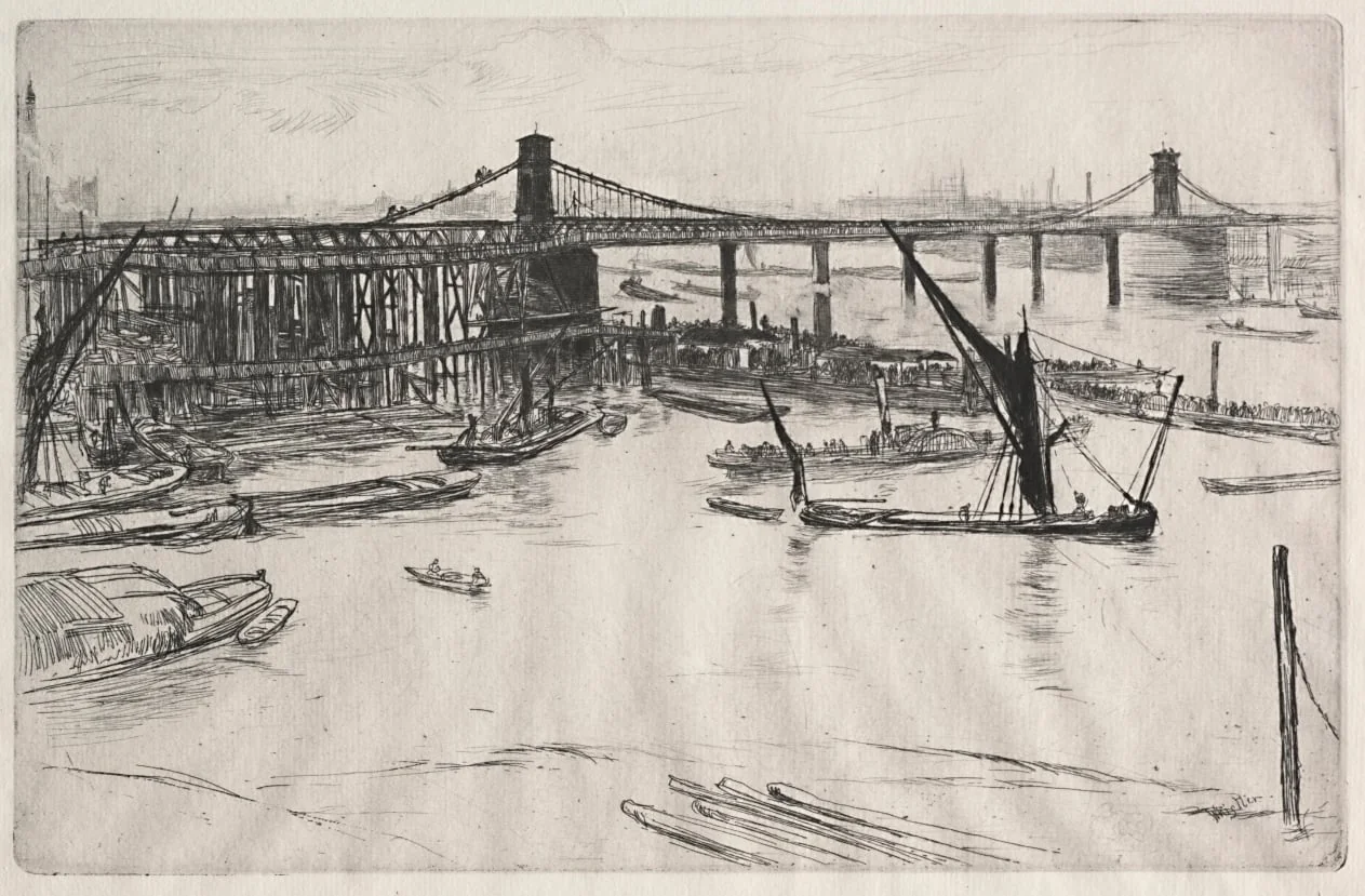 Old Hungerford Bridge, detail