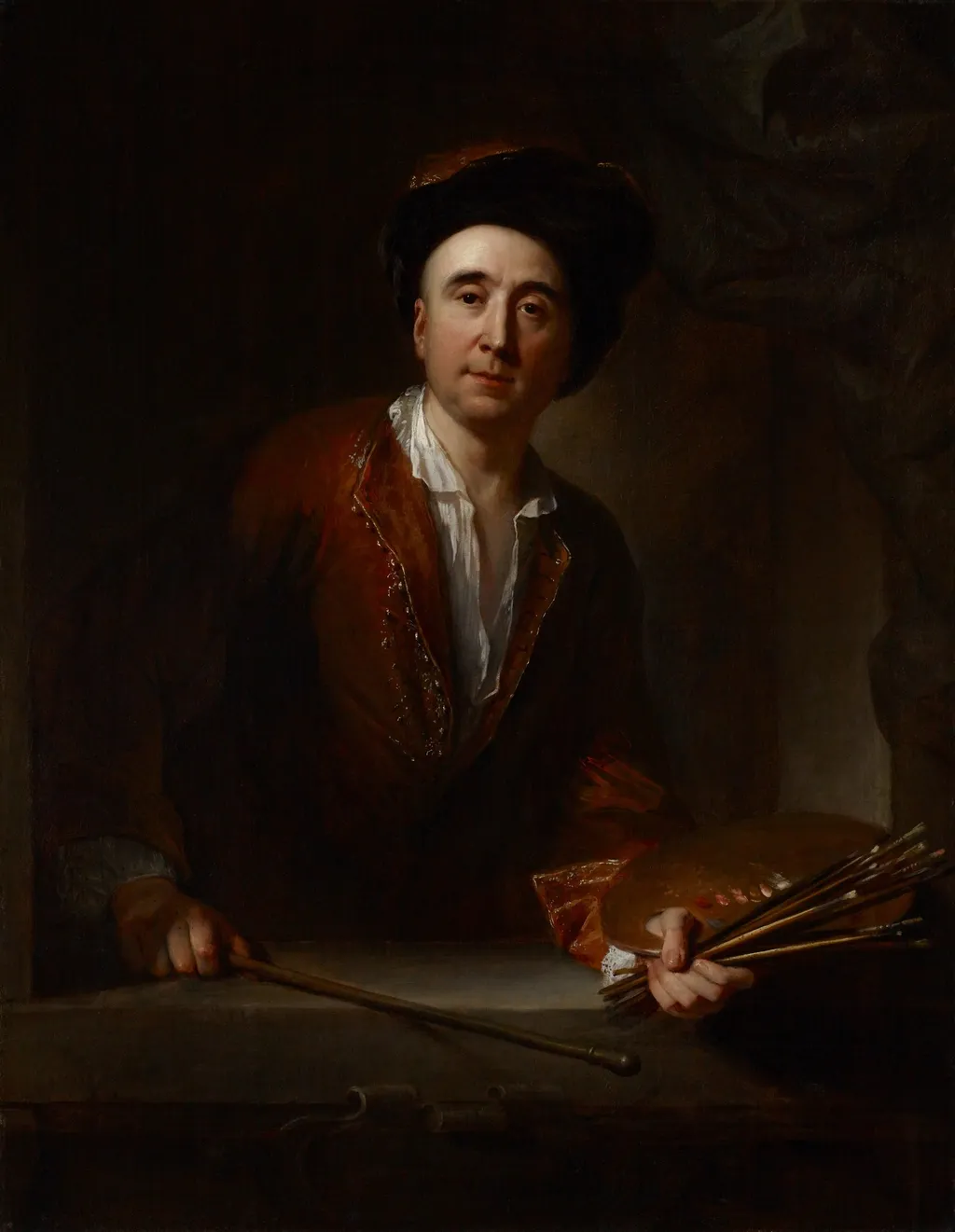 Self-Portrait, by François de Troy, oil, 1704