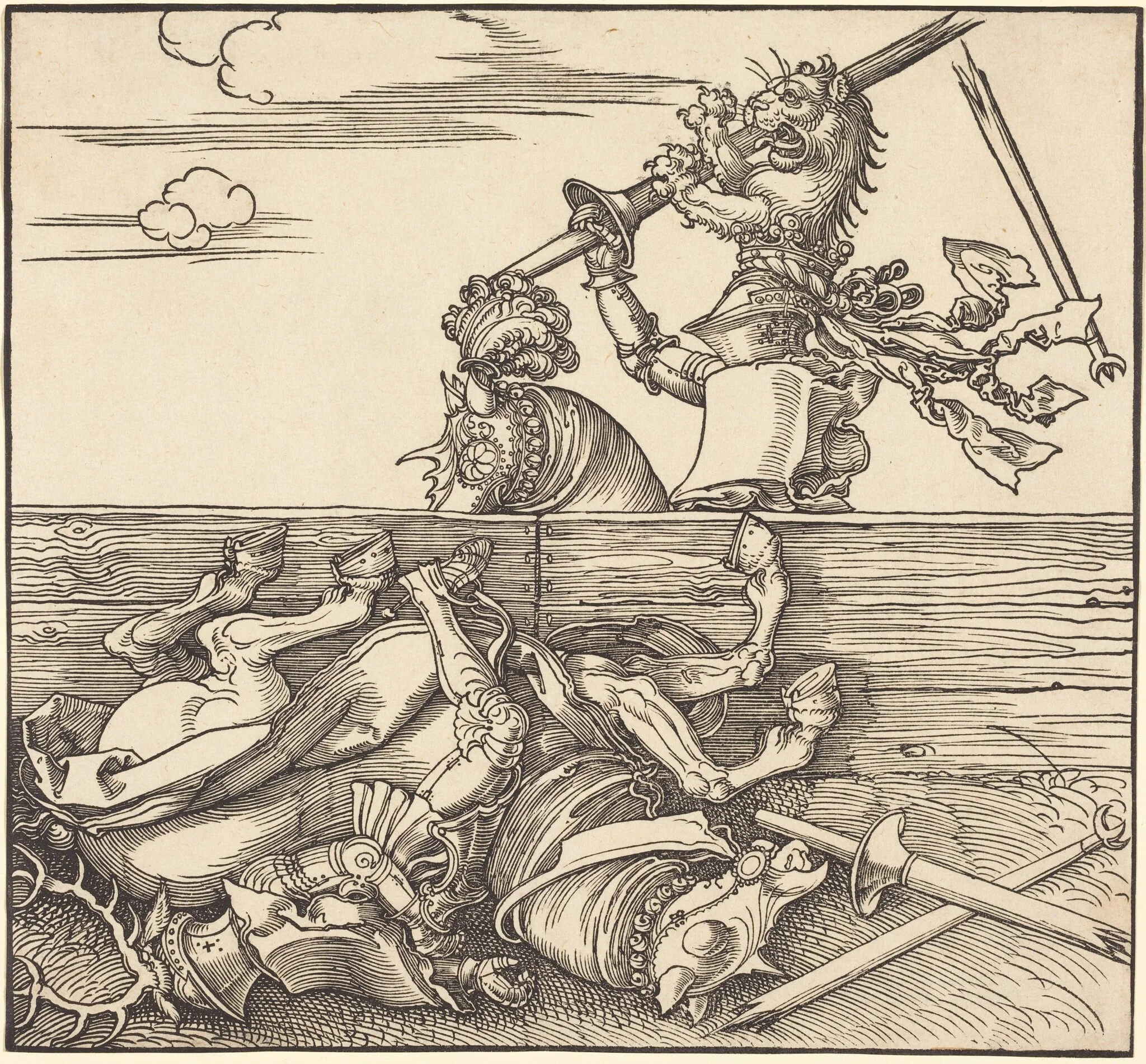 Italian Joust of Peace, detail