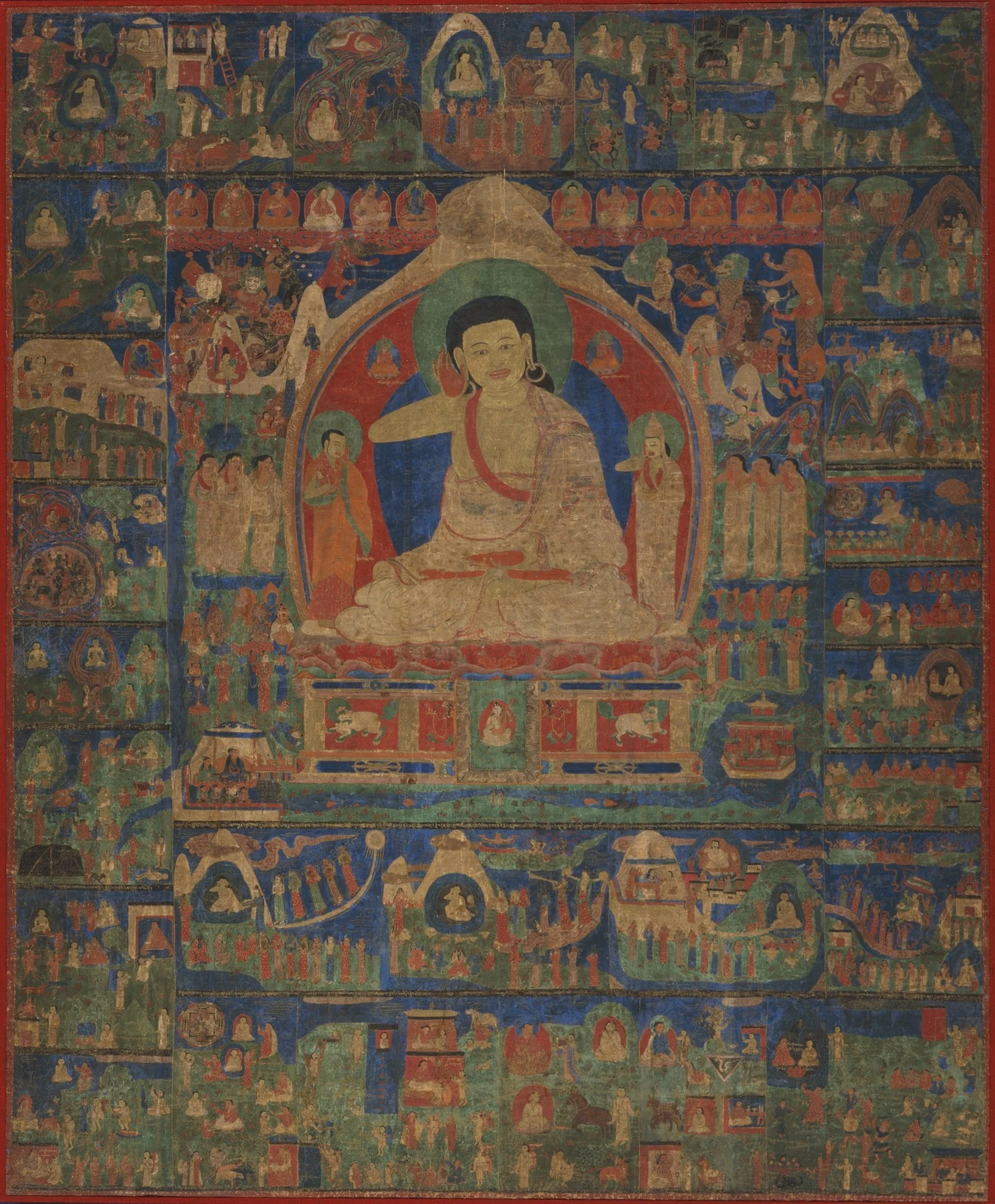 The Life of Milarepa (1040-1123), detail