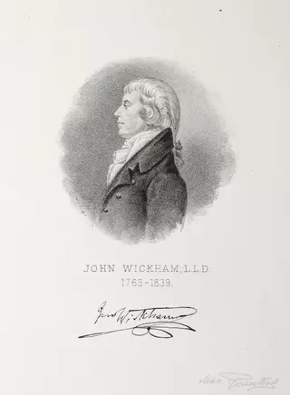 John Wickham, by Max Rosenthal, 1900