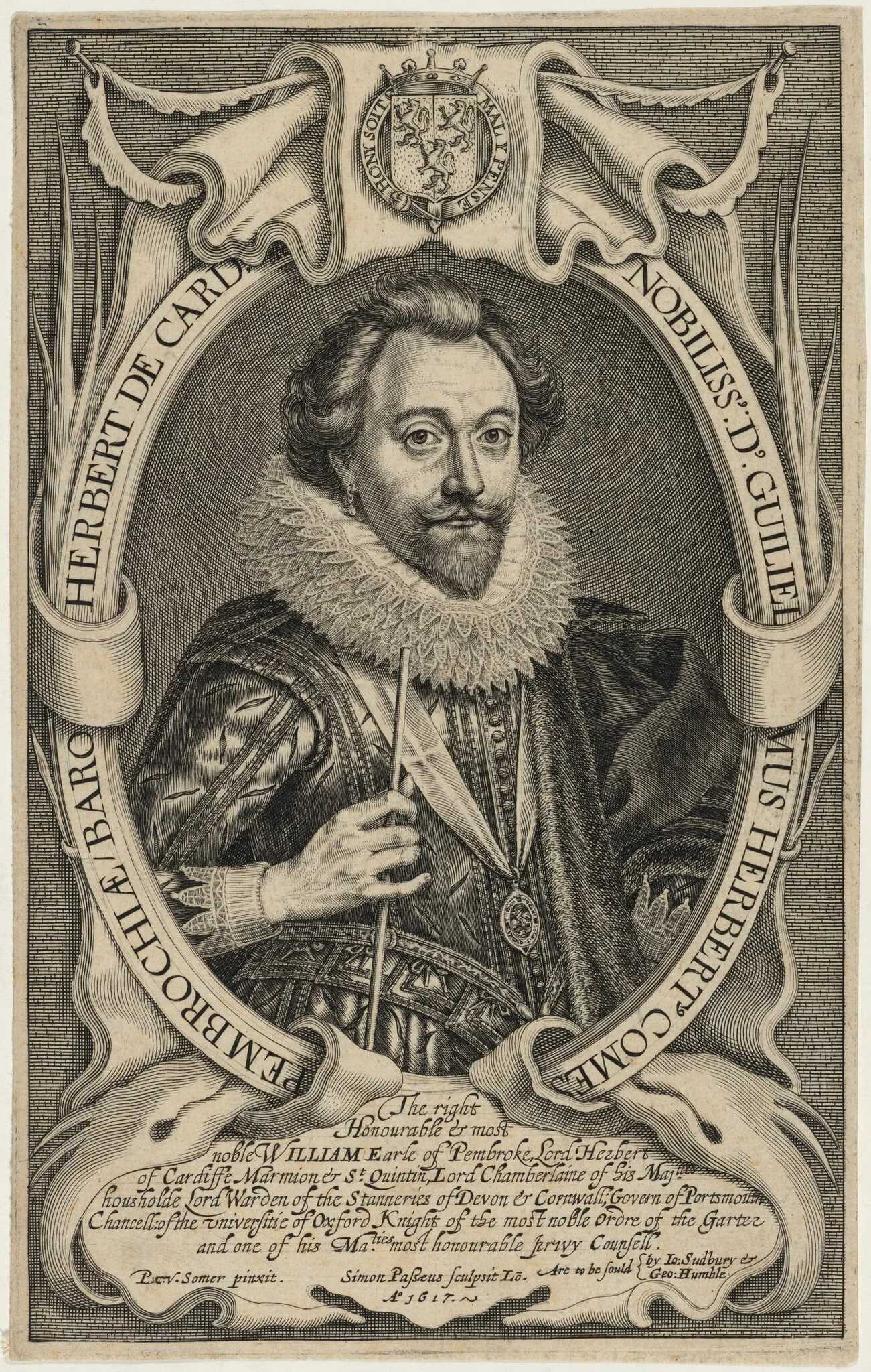 William Herbert, Third Earl of Pembroke, detail