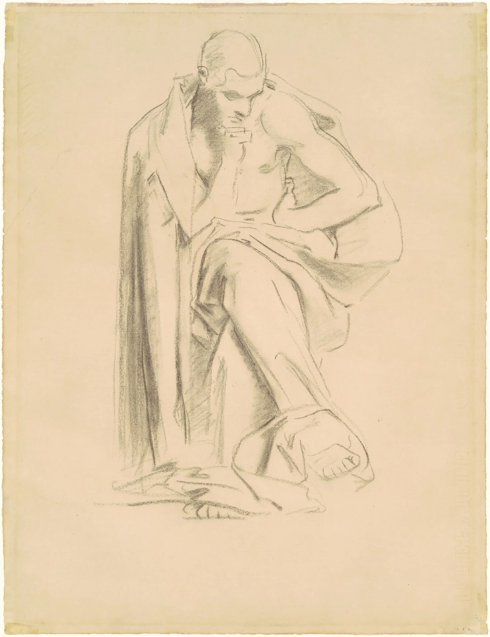 Study for "Philosophy", detail