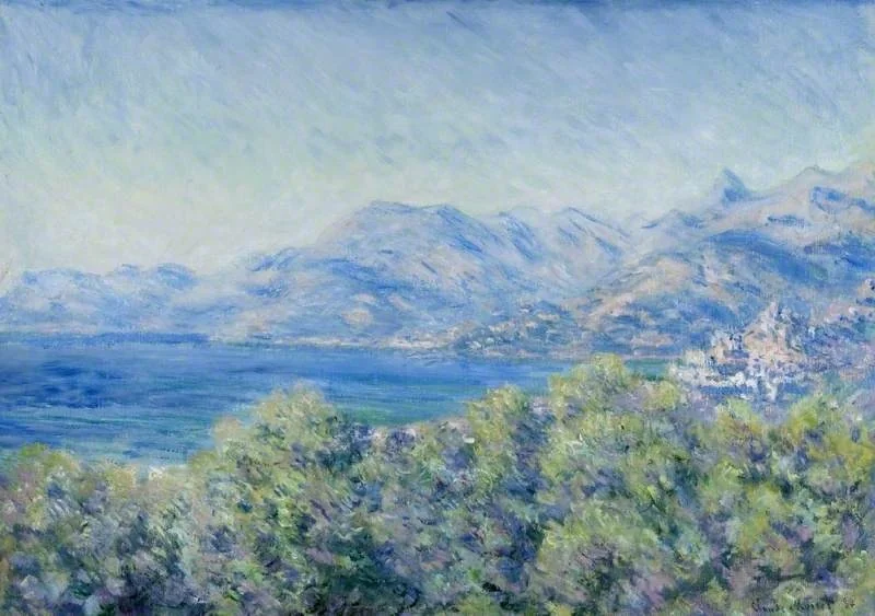 View of Ventimiglia, detail