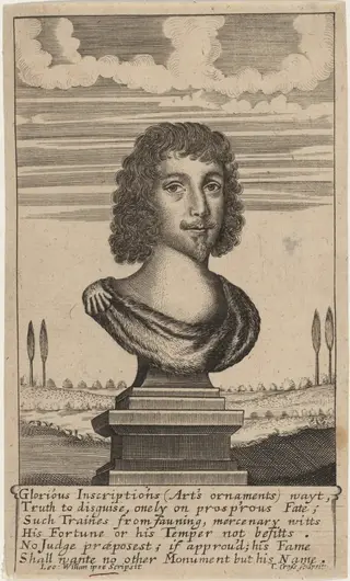 Leonard Willan, by Thomas Cross, ink, 1657