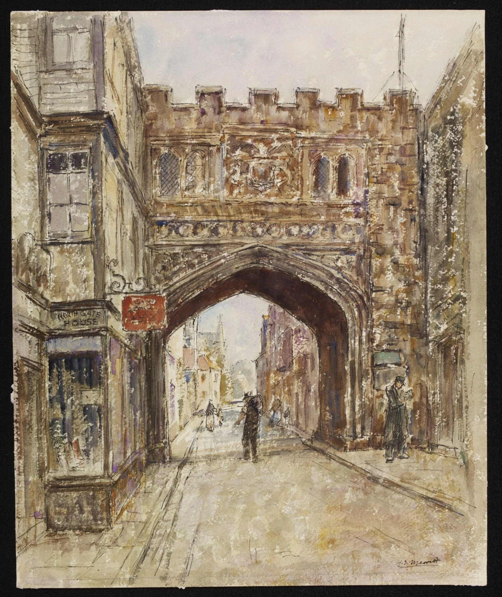 North Gate, Salisbury, detail