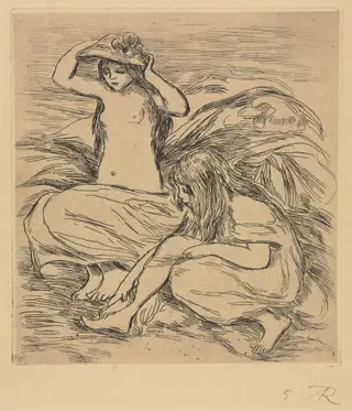 The Two Bathers, by Pierre-Auguste Renoir, 1895