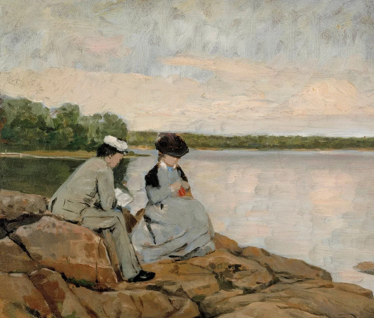 Kahden rannalla, detail