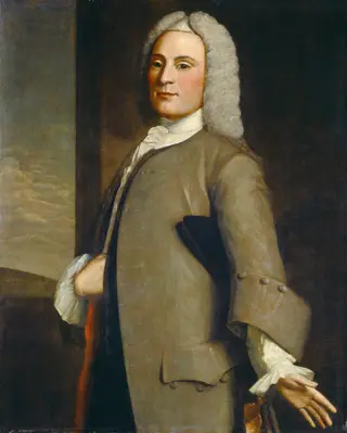 Captain Alexander Graydon, by Robert Feke, oil, 1746