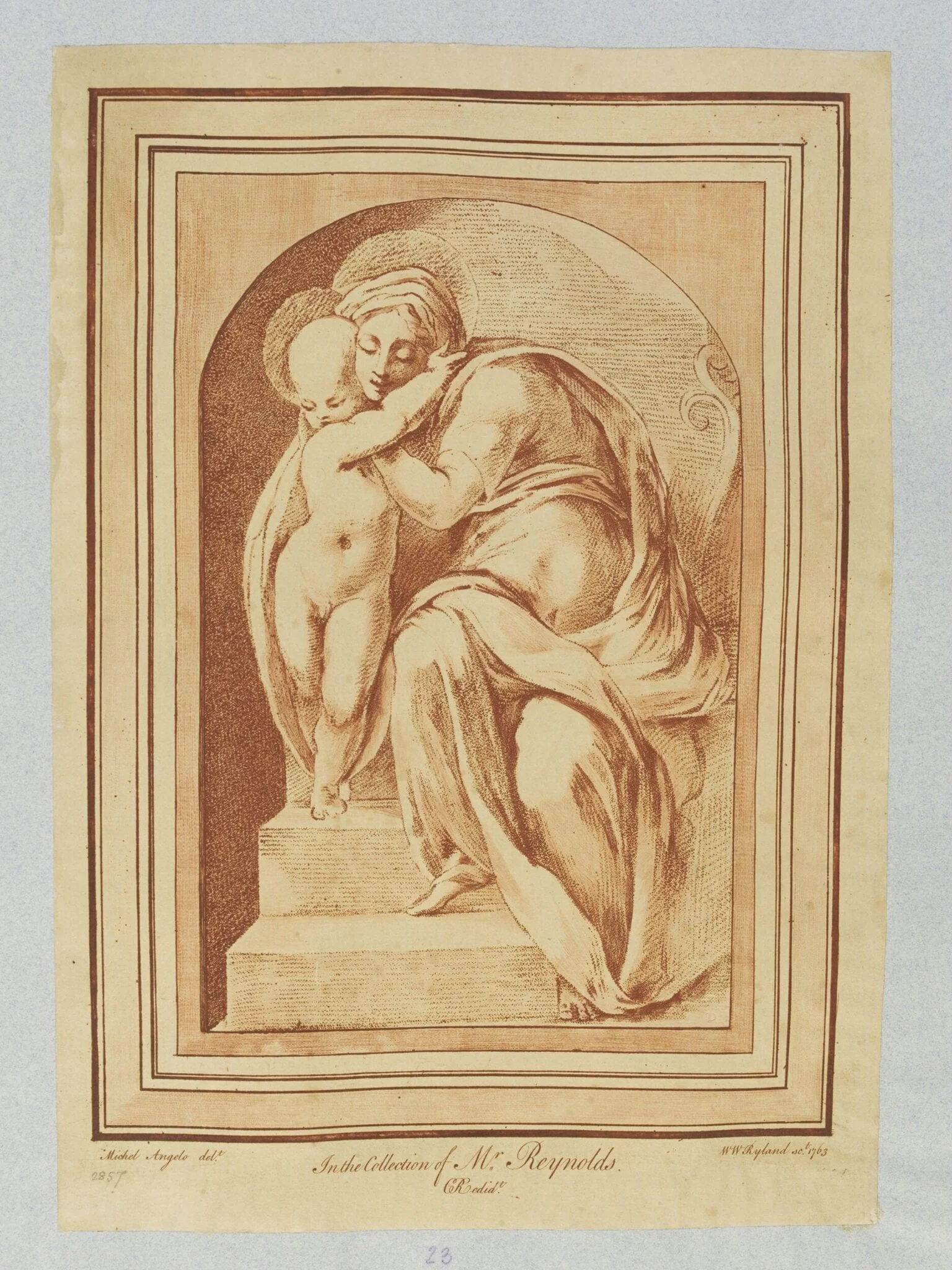 Virgin and Child, detail