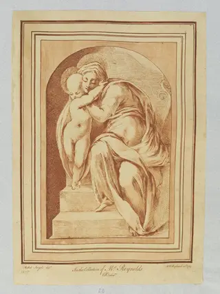 Virgin and Child, by William Wynn Ryland, 1745