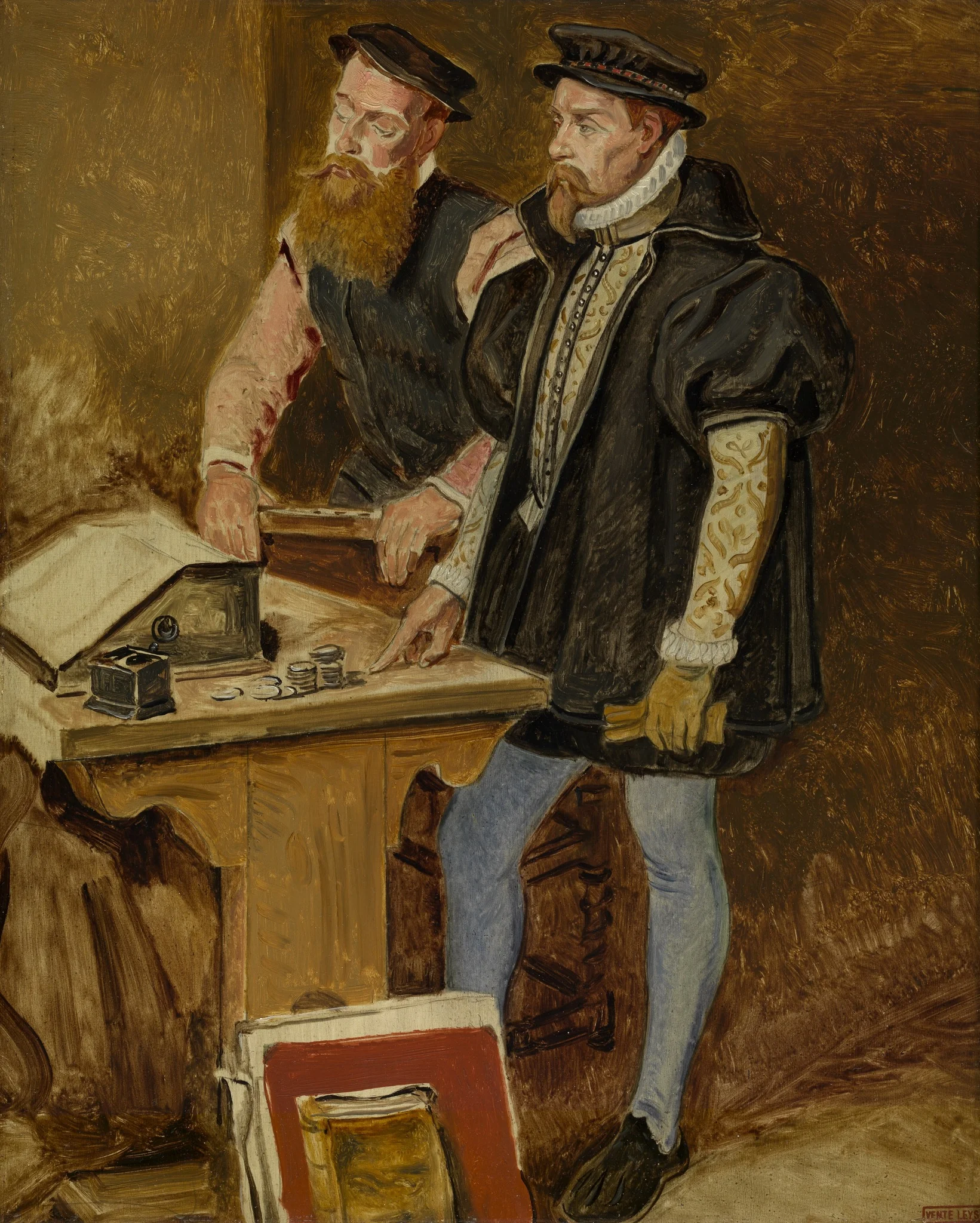 The Studio of Frans Floris, detail
