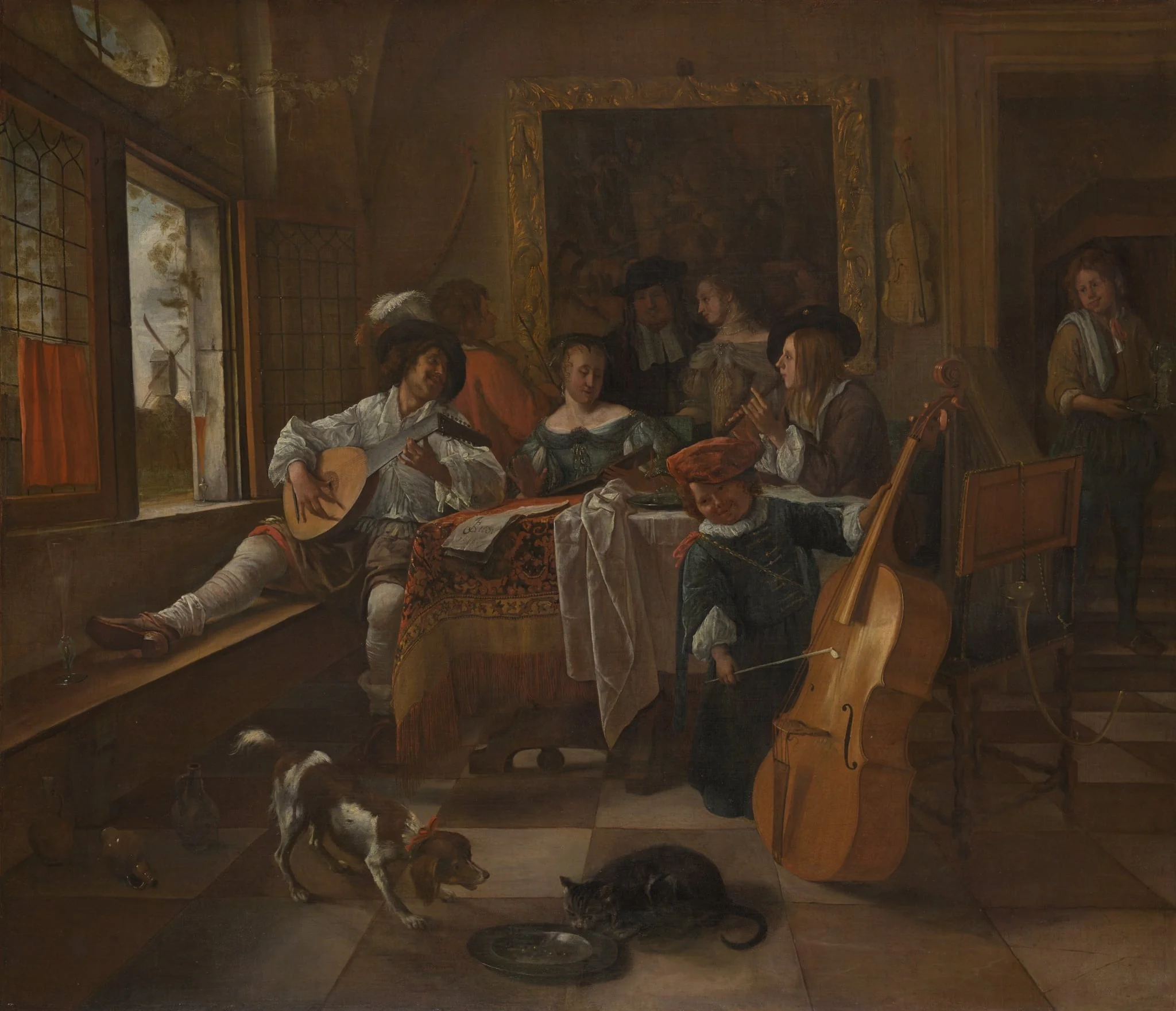 The Family Concert, detail