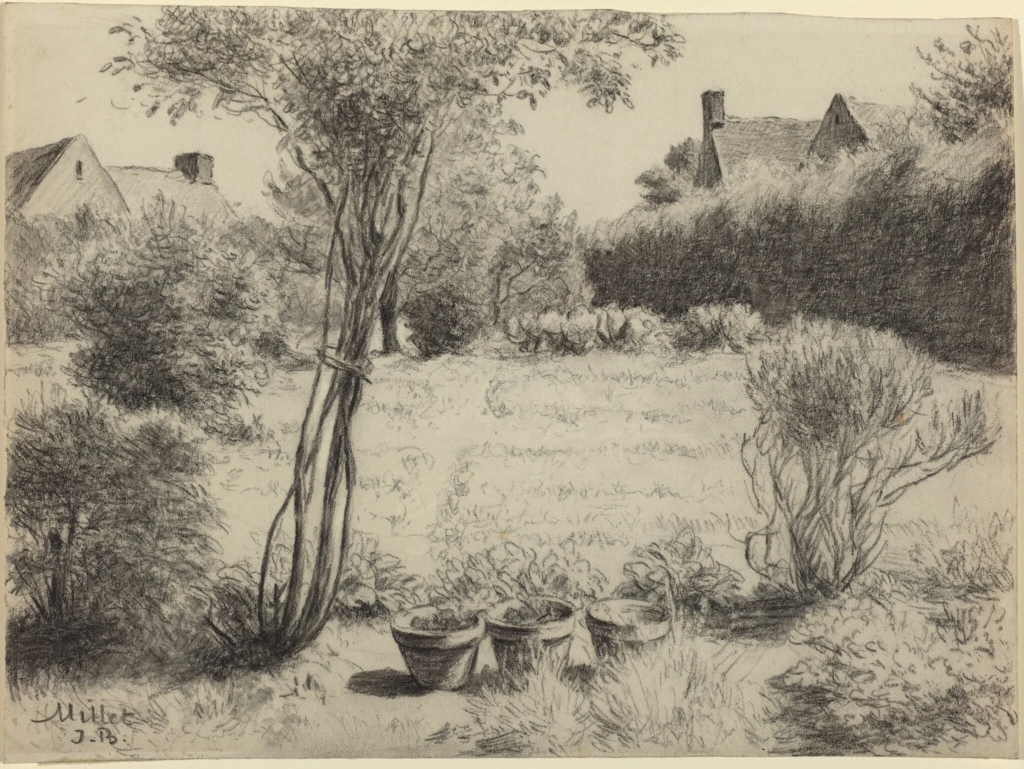 Sunlit Garden, detail