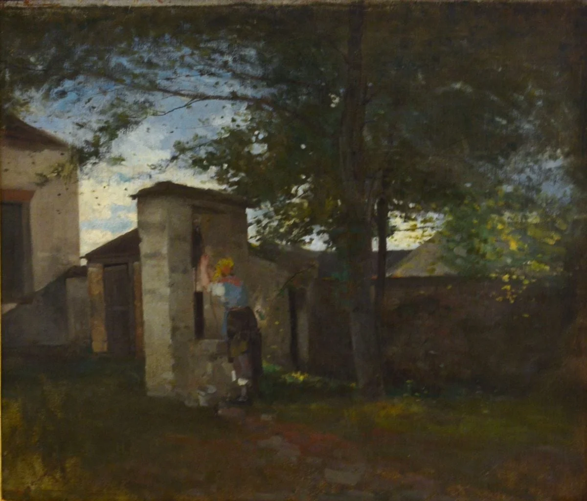 La fântână, detail