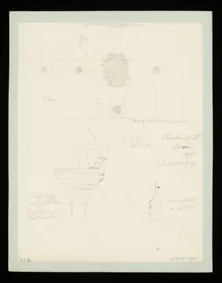 One of 235 drawings of architectural subjects in France, Germany, and Italy, by Walter John Nash Millard, 8