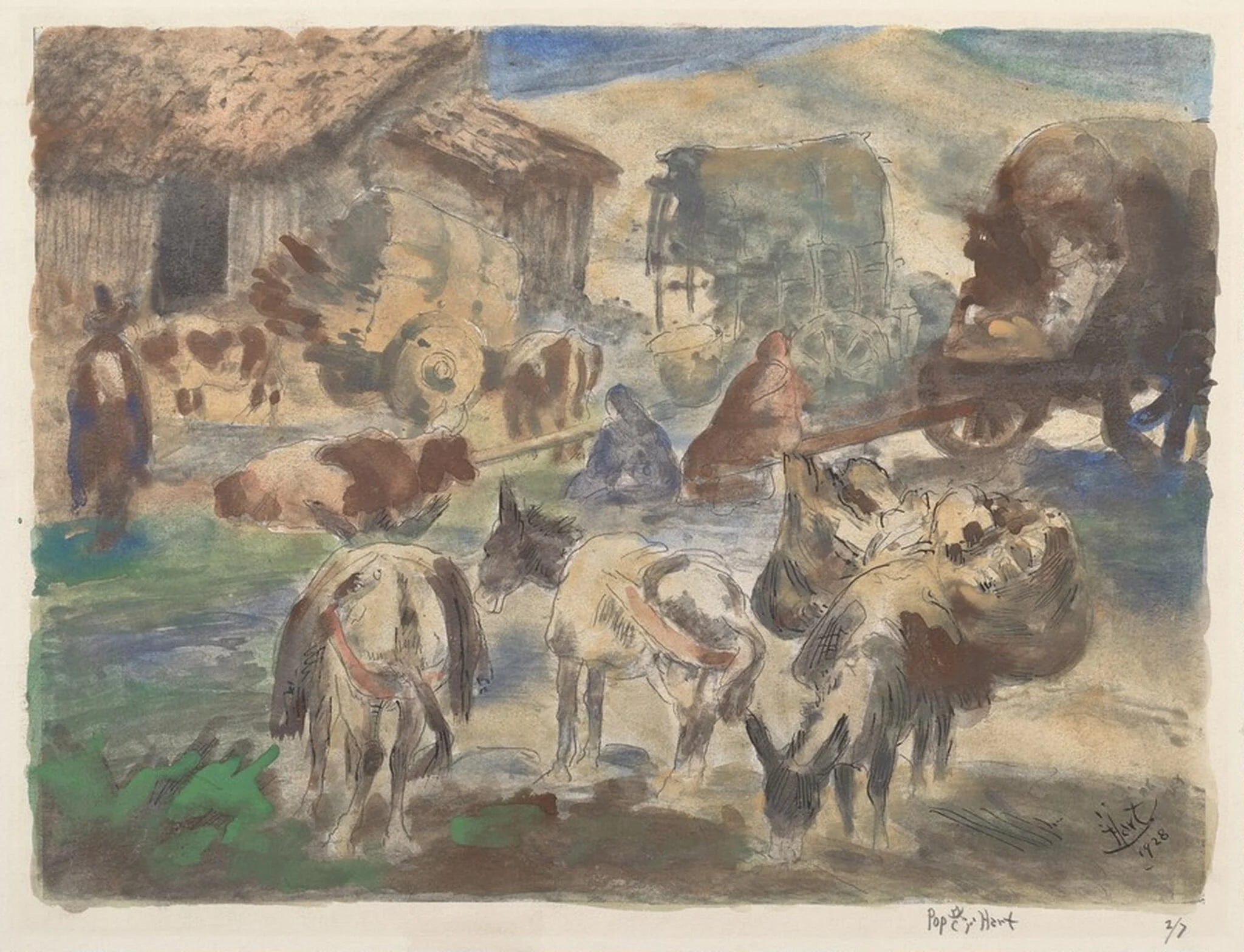 The Corral, detail
