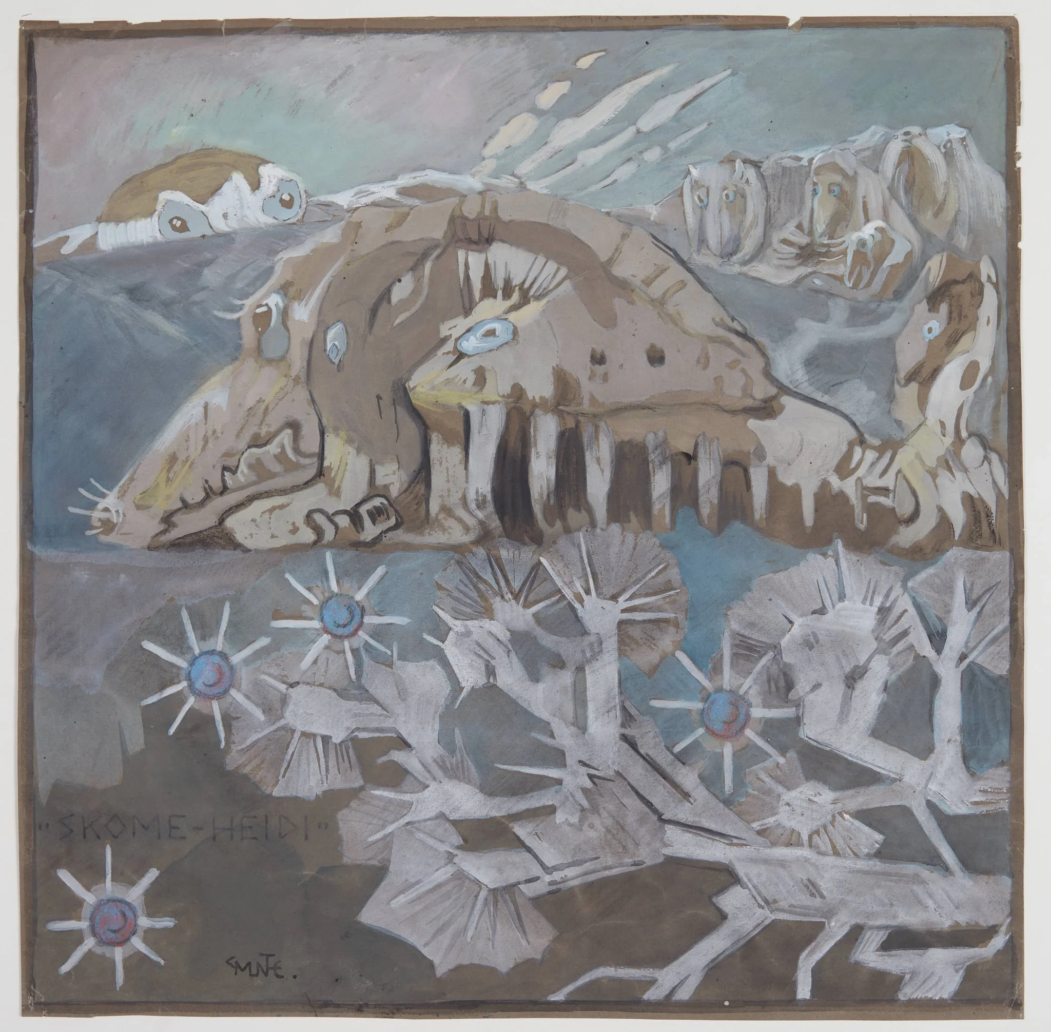 High Mountains, detail
