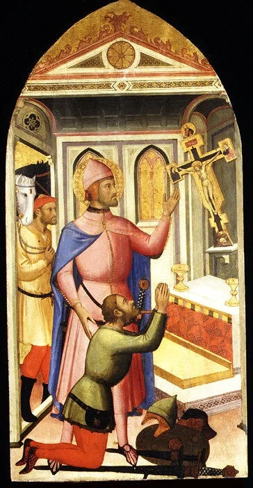 An Episode from the Life of Saint Giovanni Gualberto, detail