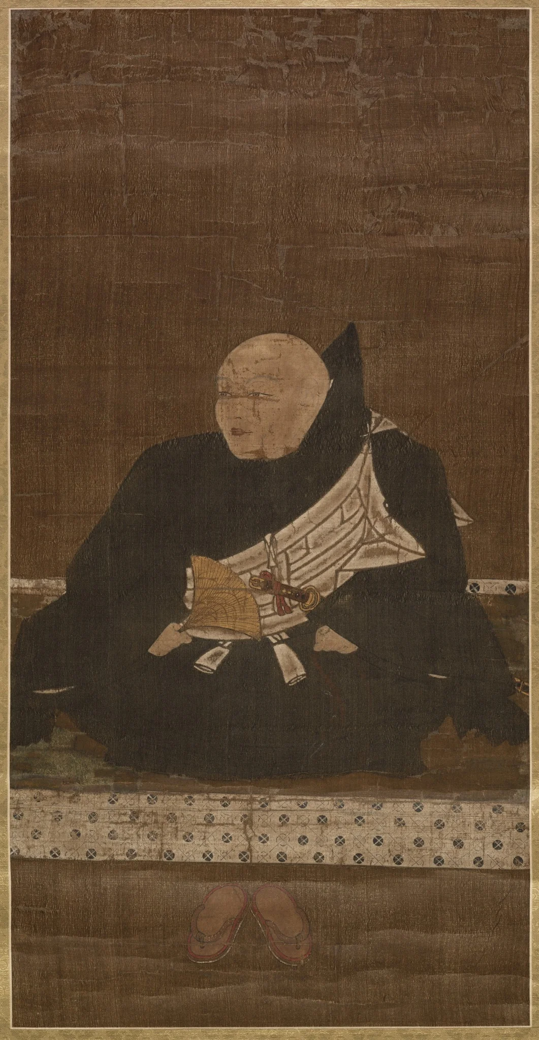 A High-ranking Noble in Priest's Robe, detail