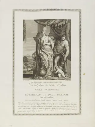 La Sagesse Compagne d'Hercule, by Jacques Couché