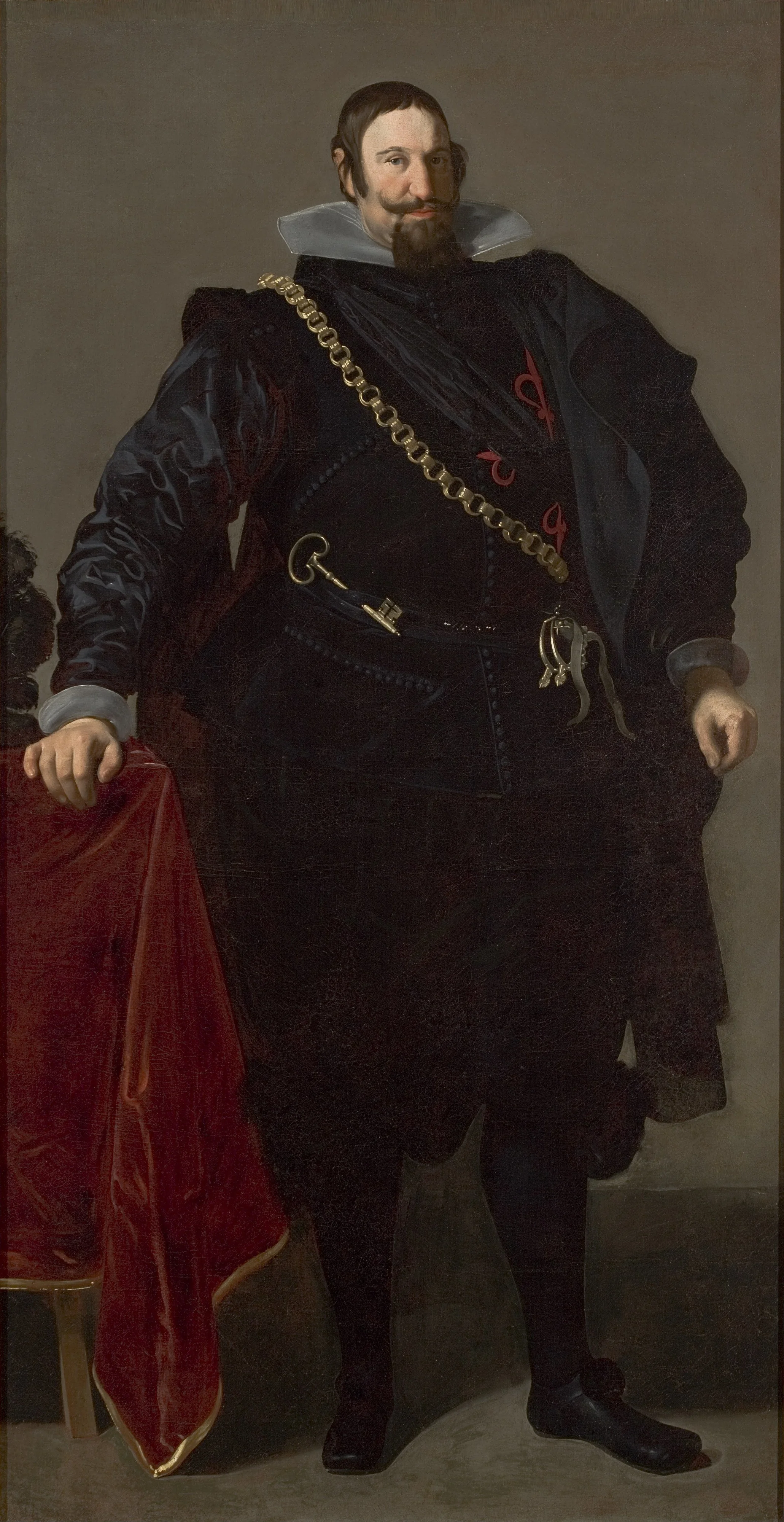 Portrait of the Count-Duke of Olivares, detail