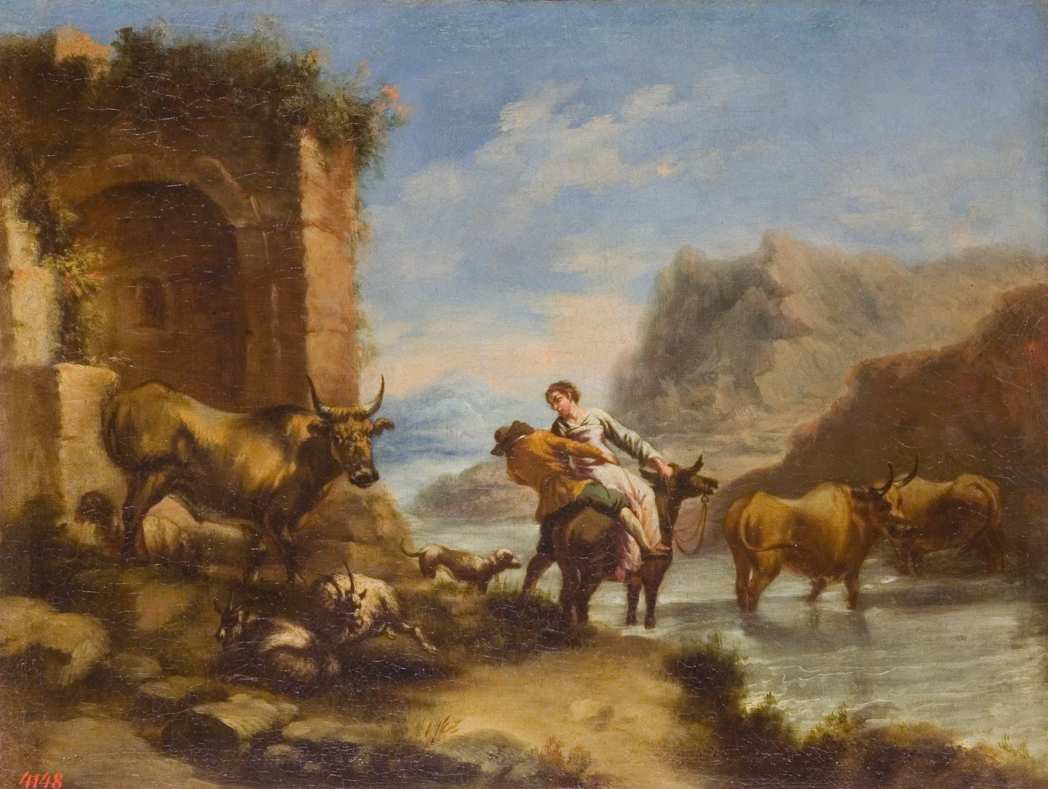 River Crossing, detail