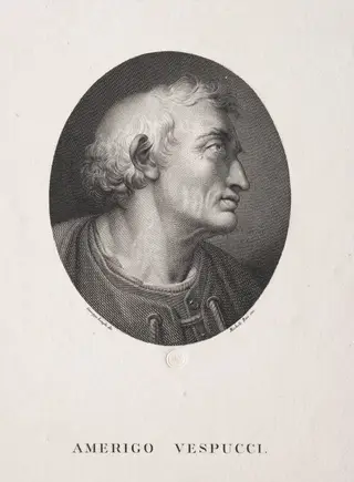 Portrait of Amerigo Vespucci, by Michele Bisi, 1804