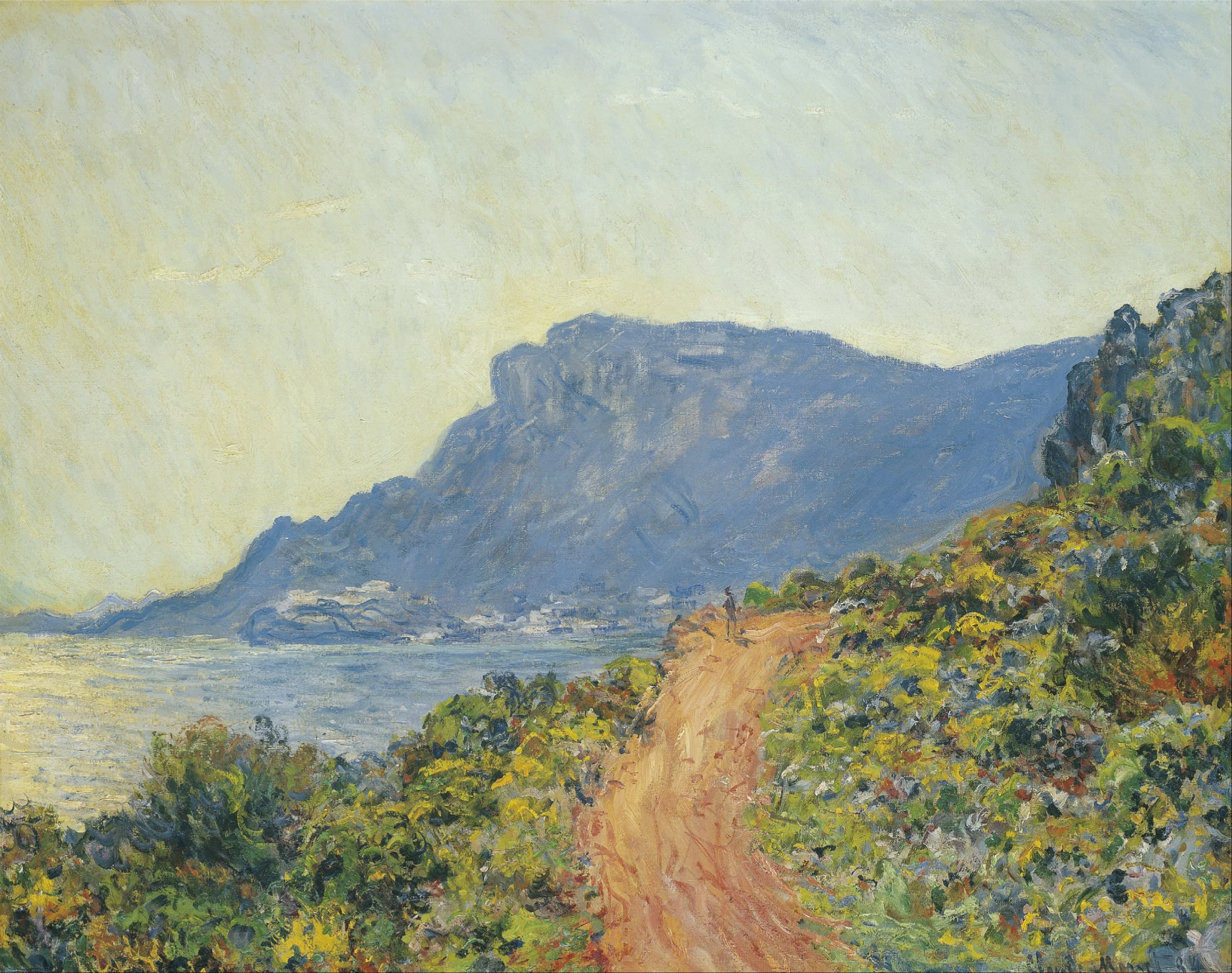 La Corniche near Monaco, detail