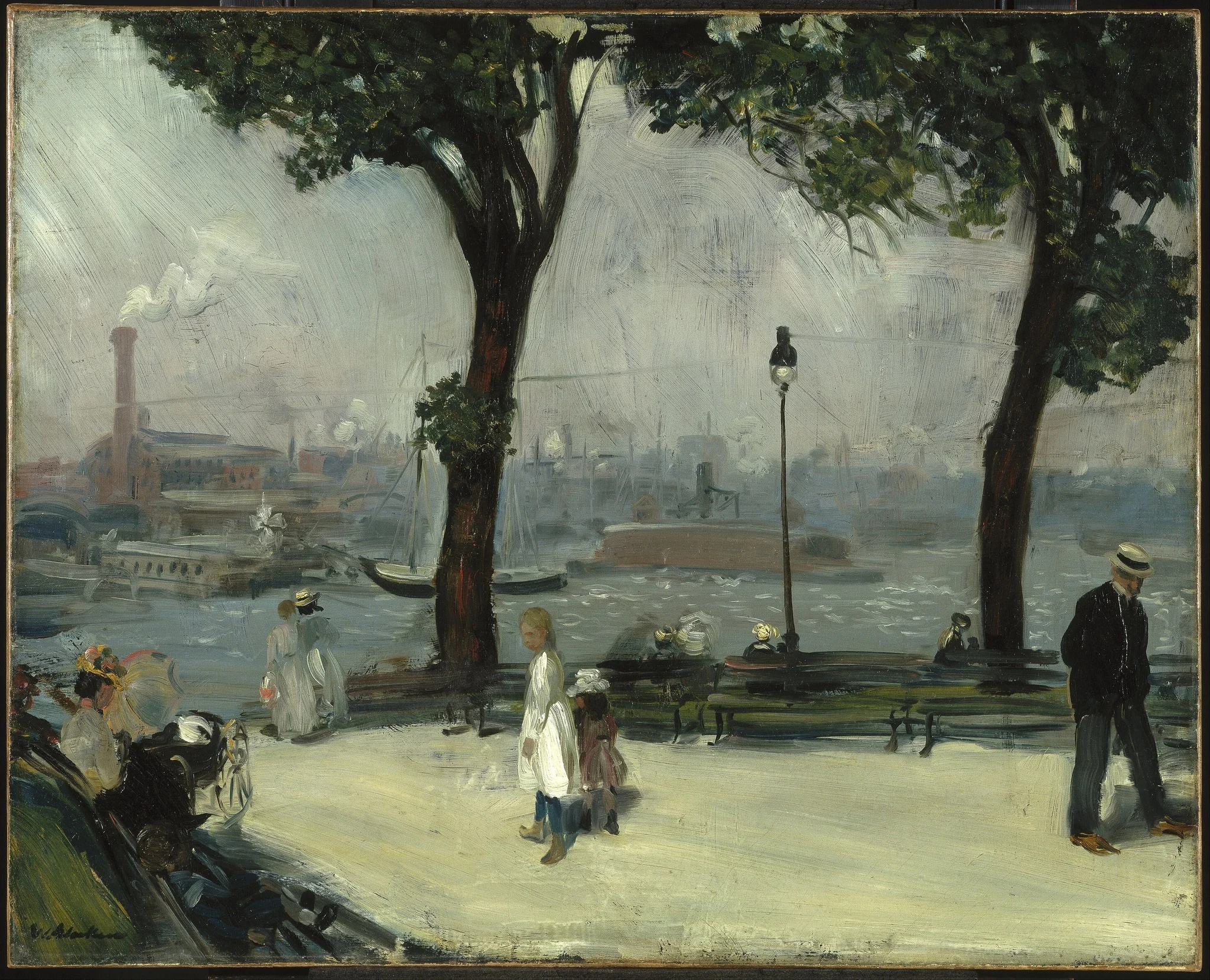 East River Park, detail