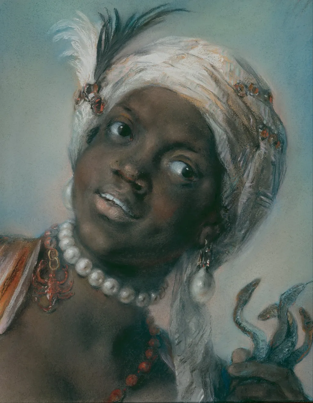 Africa, by Rosalba Carriera, unspecified, 1720