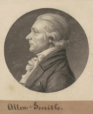 Mr. Smith, by Charles B. J. Févret de Saint-Mémin, ink, 1801