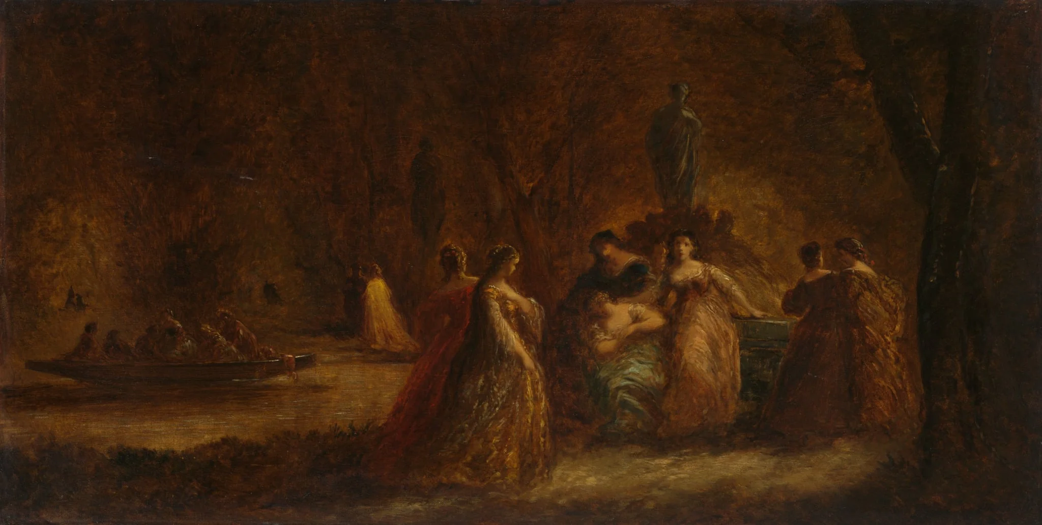 A Woodland Fête, detail