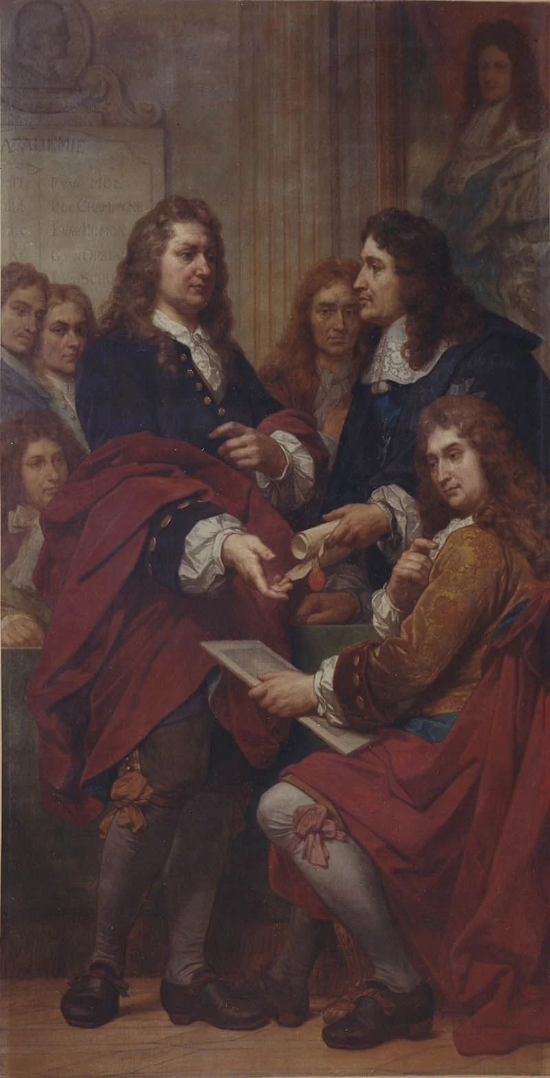 The Engraver Gerard Edelinck in Paris, detail