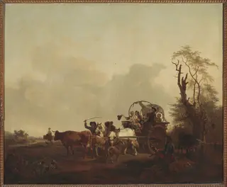 Merry journey, by Jean-Louis de Marne, oil, 1800
