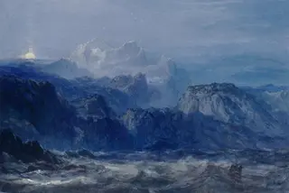 Dante's Dream, by Skinner Prout, watercolor, 1850