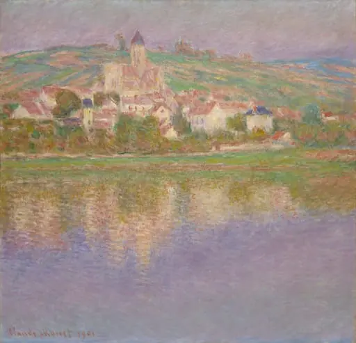 Vétheuil, by Claude Monet, oil, 1901