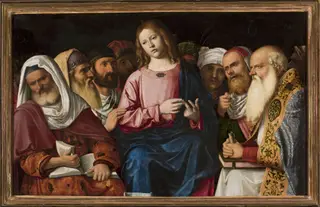 Christ among the Doctors, by Giovanni Battista Cima da Conegliano, unspecified, 1504
