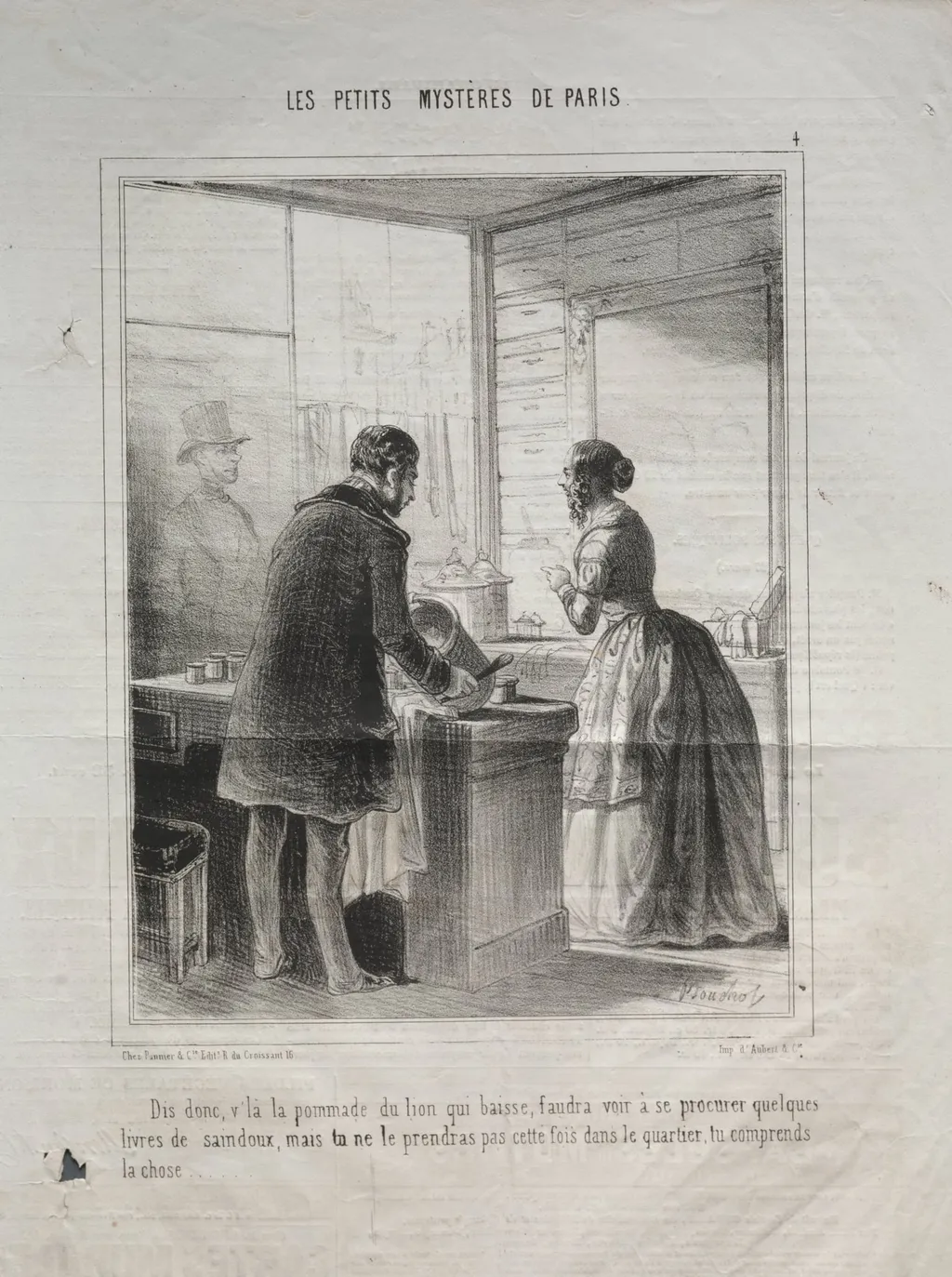 Les Petits mystères de Paris:  No. 4, by Frédéric Bouchot, 1804