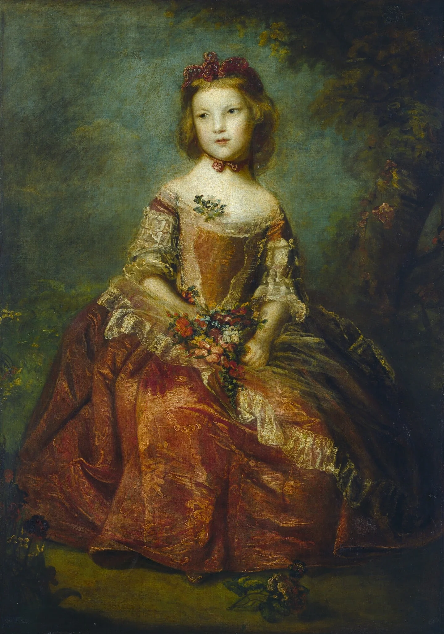 Lady Elizabeth Hamilton, detail