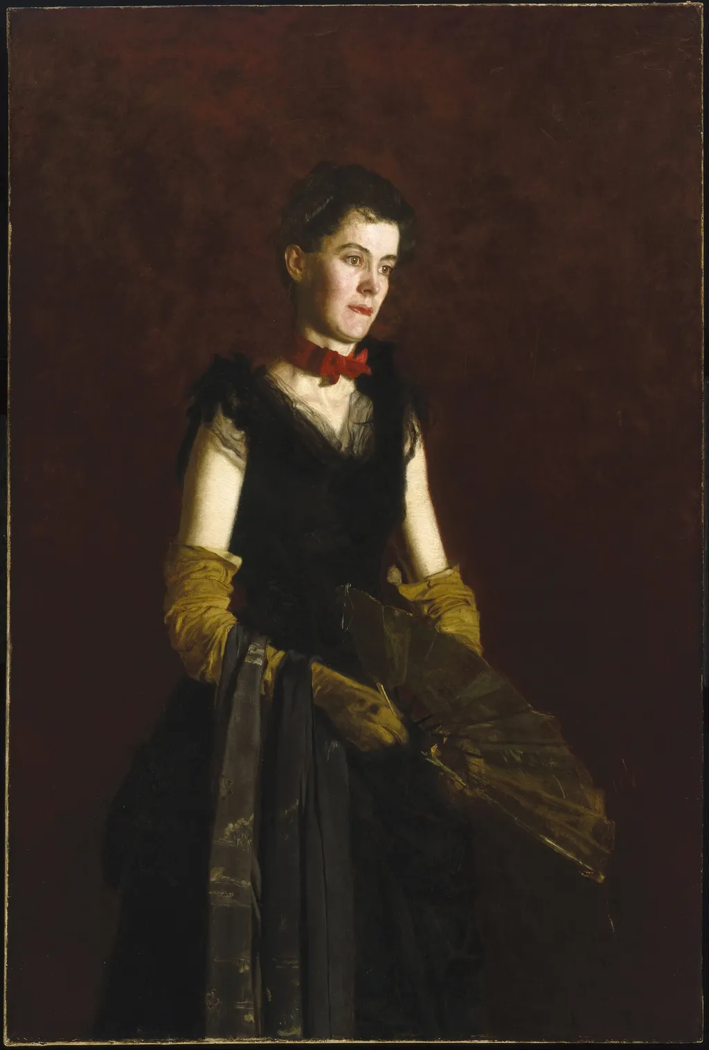 Letitia Wilson Jordan, by Thomas Eakins, oil, 1894
