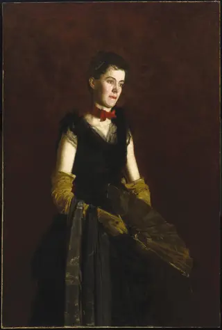 Letitia Wilson Jordan, by Thomas Eakins, oil, 1894