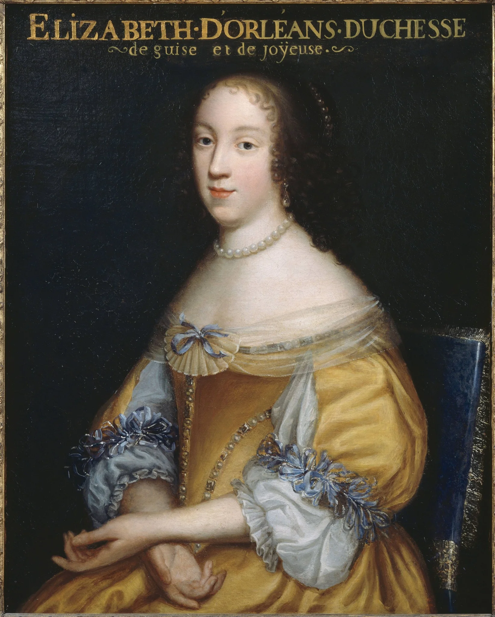 Elisabeth of Orleans, Duchess of Guise, detail